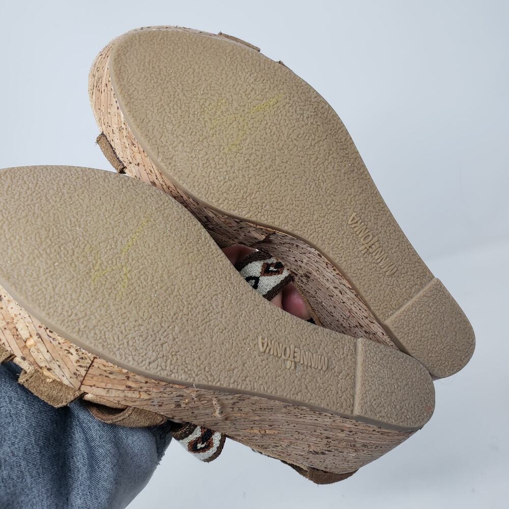 NEW! Minnetonka Wedge Sandal - 7 - Picture 6 of 7